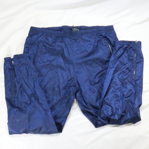 COTLER | Pants | Vintage Cotler 8s 90s Blue Zip Leg Track Pants | Poshmark